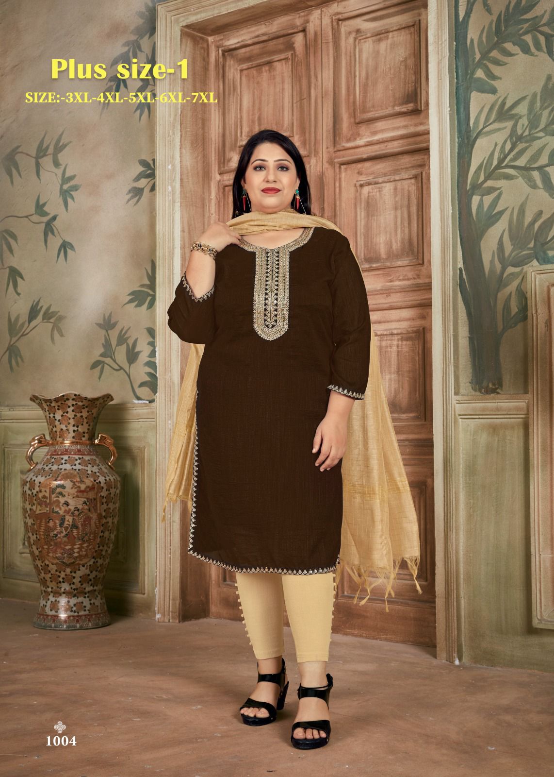 Plus Size V 1 Designer Kurtis Catalog
